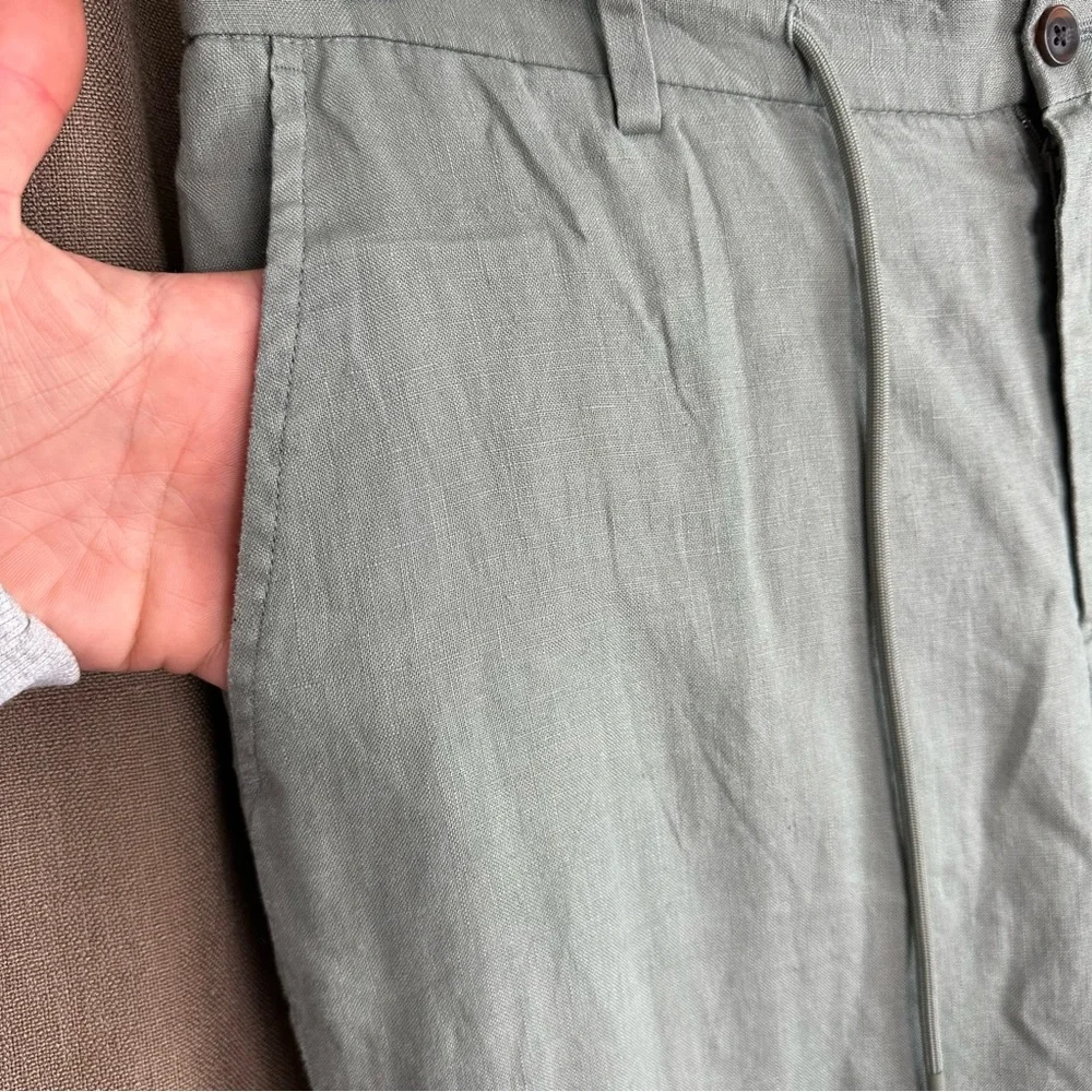 Zara Light Green Men's Pants - Picture 4 of 10